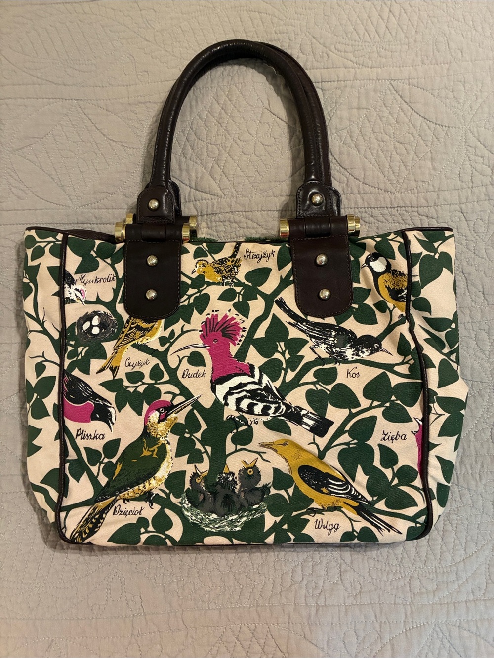 Anthropologie Lucky Penny boho Bird shoulder bag - Picture 2 of 7